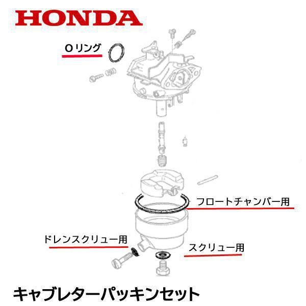 HONDA 純正 キャブレター パッキンセット F200 HR17 GV100 G100 ホンダ ガ...