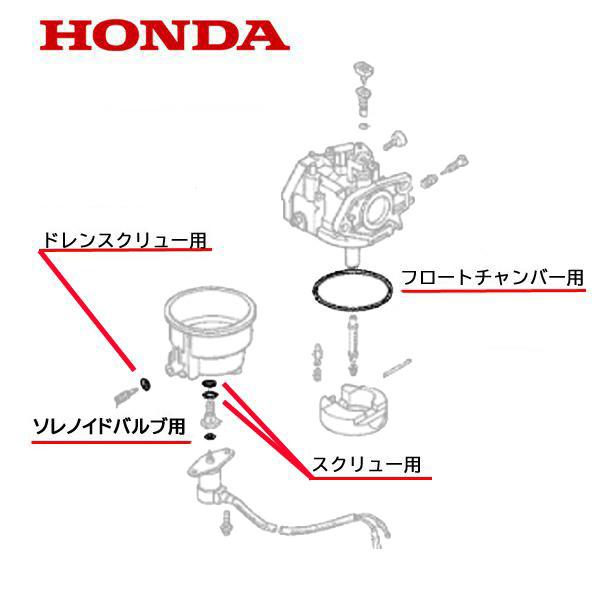 HONDA 発電機用 キャブレター パッキンセット ET5000ZK1 EX5000K1 EB300...