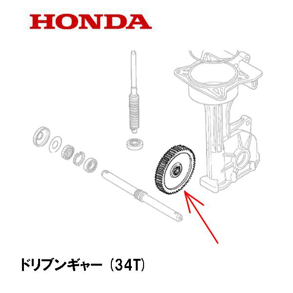 HONDA 耕うん機用 ドリブンギャー (34T) FG201 FV200