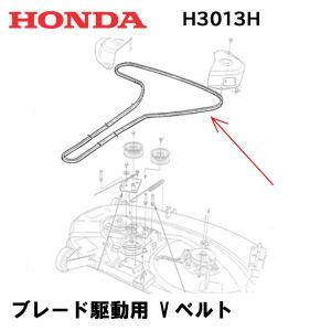 ホンダ（HONDA） 乗用芝刈機 HT-R3009 用 Vベルト SB-70 ブレード駆動