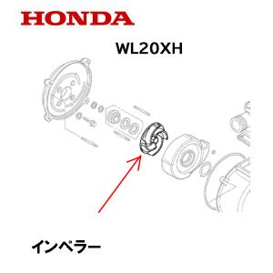 HONDA ポンプ用 インペラー WL20XH