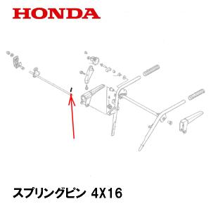 ホンダ（HONDA） 除雪機 スプリングピン 3X16 HS70 HS80 他、他機種