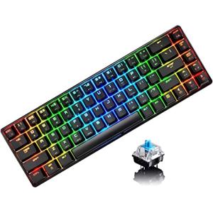 UrChoiceLtd MK68 ゲーミングキーボード RGB メカニカルゲーミングキーボード
