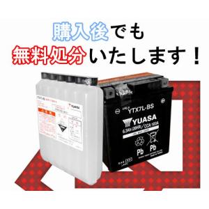 台湾ユアサ YTX7L-BS [GB250クラブマン VTR250 CBR250R ベンリィ110/プロ ジャイロキャノピー リード110 ディオ110 CRF250L/CRF250M 他]