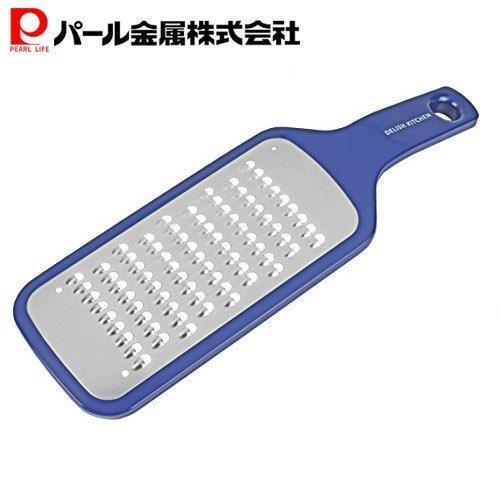 パール金属 デリッシュキッチン スライサー ネイビー 27×9×2.5cm ふわふわ 千切りスライサ...