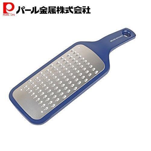 パール金属 デリッシュキッチン スライサー ネイビー 27×9×2.5cm 極細ふわふわ 千切りスラ...