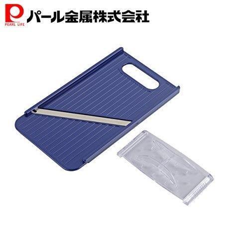 パール金属 デリッシュキッチン スライサー カッター ネイビー 20×幅11×高さ3cm ワイドサイ...