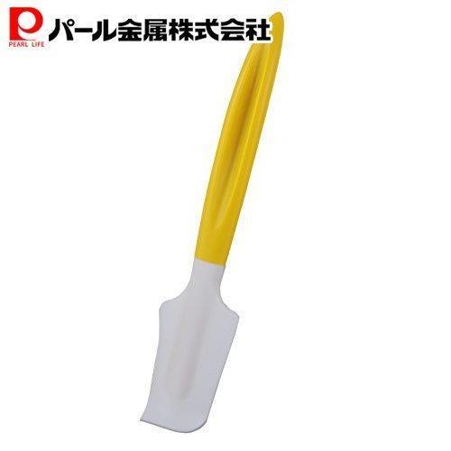 パール金属 デリッシュキッチン へら スパチュラ イエロー 20cm ビン用スクレッパー CC-13...