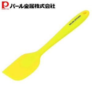 パール金属 デリッシュキッチン こだわりゴムベラ 小 イエロー｜TTCショップ Yahoo!店