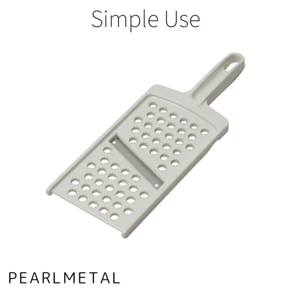 パール金属 スライサー おろし器 プラスチック製 大根 山芋 しょうが 日本製 ホワイト Simpl...