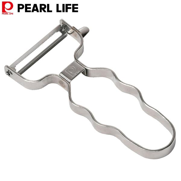 パール金属 ピーラー 皮むき 皮引き 薄皮ピーラー 波型グリップ ステンレス製 日本製 Simple...