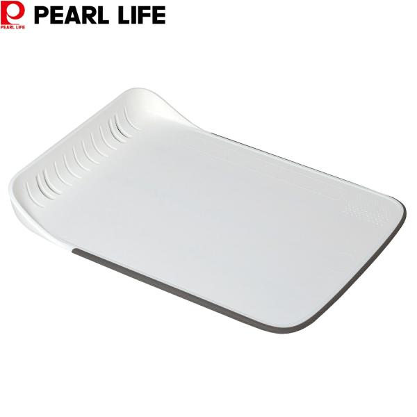 パール金属 まな板 立つ 自立 Lサイズ 抗菌加工 目盛付 薬味おろし付 水切り機能付 滑り止め付 ...