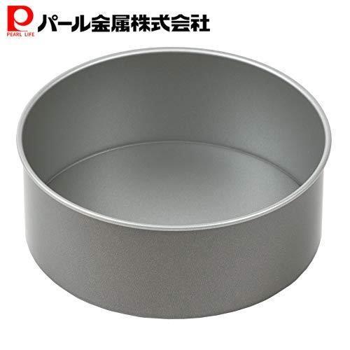パール金属 デリッシュキッチン ふっ素加工ホールケーキ型 15cm 底取れ式 CX-2 グレー