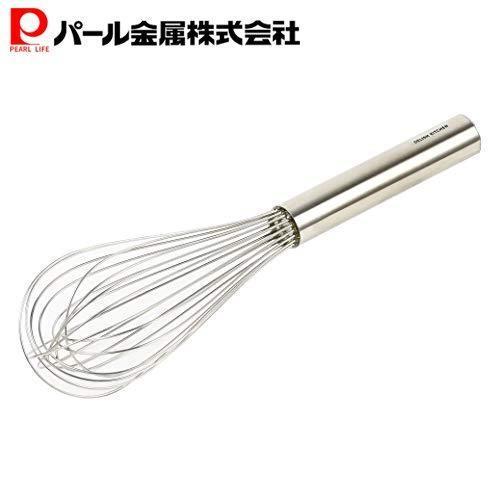 パール金属 デリッシュキッチン ステンレス製泡立て器 30cm CX-53 シルバー