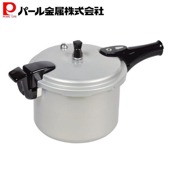 パール金属 ホットクッキング アルミ IH対応 圧力 鍋 圧力なべ 6.0L 1升炊 HB-378