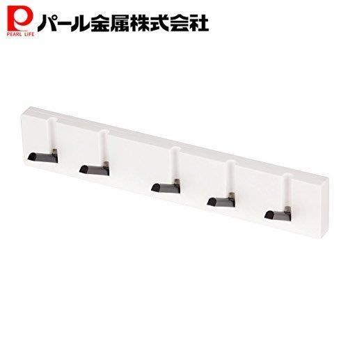 パール金属 5連 フック ホワイト マグネット付 モチーフ HB-1109