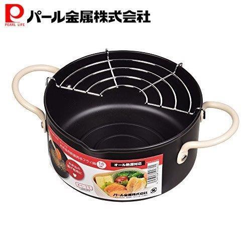 パール金属 オベ フラ お弁当用鉄製両手フライ鍋16cm HB-1318