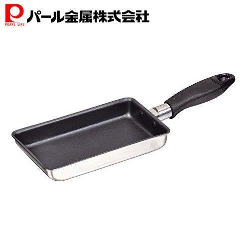 パール金属 ミニ 卵焼き 玉子焼き フライパン 9.5×17.5cm 卵1個分 IH対応 玉子焼き器...