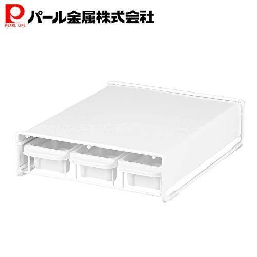 パール金属 カプセルラック 横21個用 ホワイト スタイリッシュカフェ HB-3468