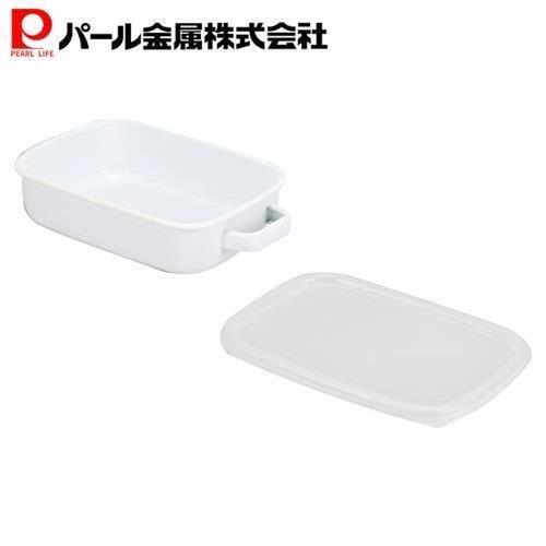 パール金属 ブランキッチン ホーローオーブンプレート18×12cm浅型 HB-5763
