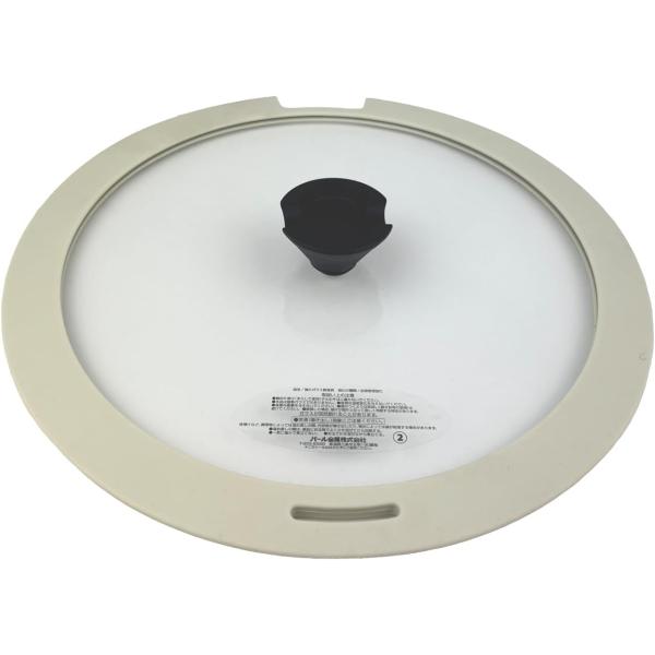 パール金属 蓋 鍋蓋 ガラス蓋 16cm 用 シリコーン縁巻 トルティーノ HC-689