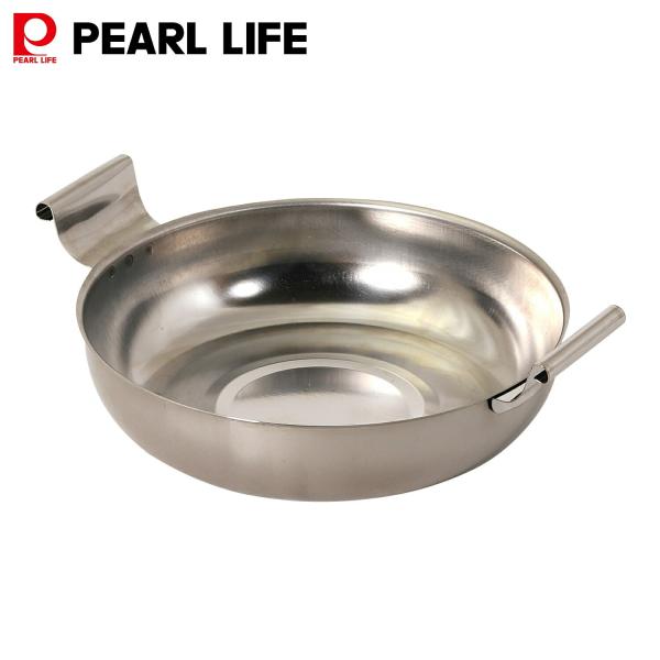 パール金属 鍋 卓上鍋 よせ鍋 寄せ鍋 ちり鍋 18cm 日本製 ステンレス製 IH対応 ガス火対応...