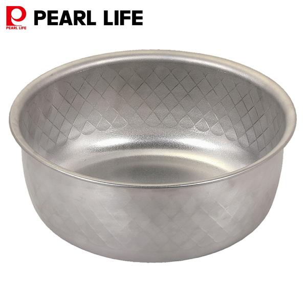 パール金属 鍋 マルチポット 18cm 単品 ステンレス製 日本製 ダイヤカット 銀河エンボス加工 ...