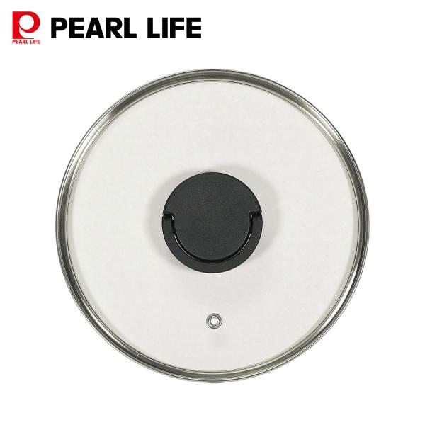 パール金属 強化ガラス蓋 20cm用 蒸気穴付 フライパン 鍋 カバー フラットスタイル HC-12...