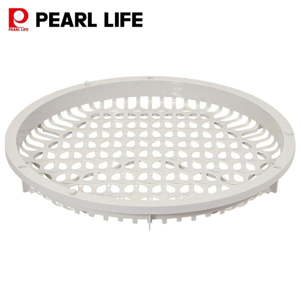 パール金属 梅干し ザル 丸型 プラスチック製 ポケット61個 乾燥 軽量 日本製 HC-1250