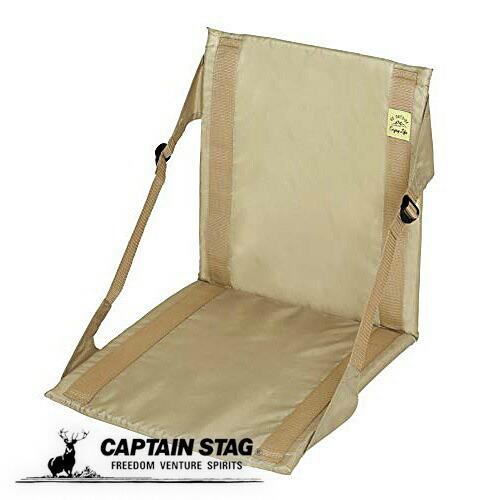 キャプテンスタッグ モンテ 折りたたみ椅子 ザブトン FDチェアマットカーキ UB-3053