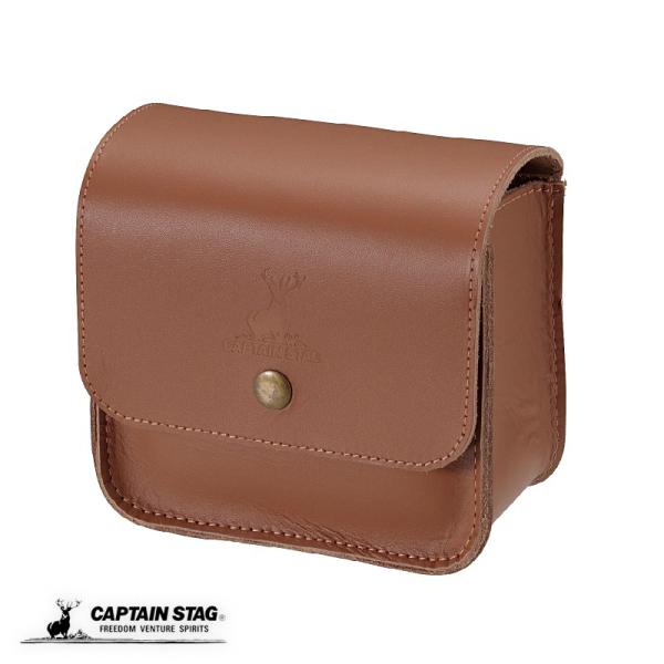 キャプテンスタッグ 本革バーナーケース オーリック小型ガスバーナー用 ブラウン UM-1586