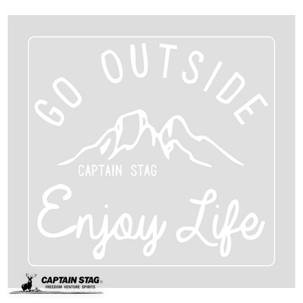 キャプテンスタッグ CSデザインステッカーモンテ80×73mm UM-1597