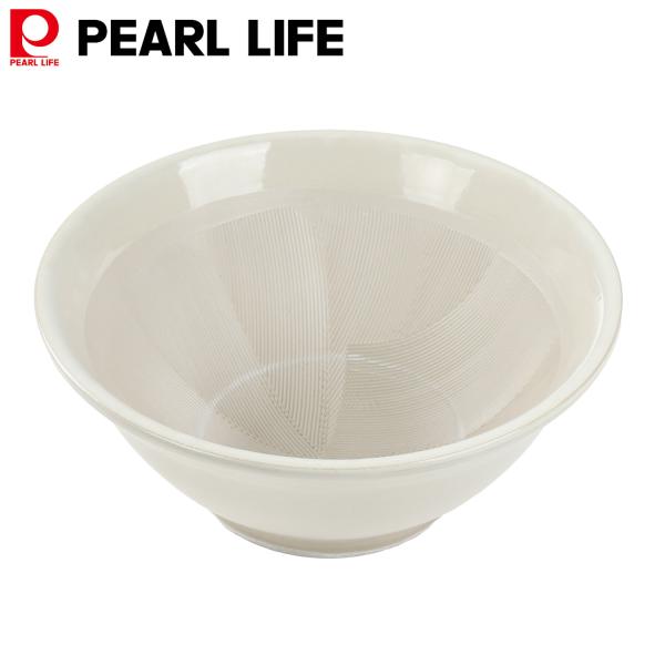 パール金属 すり鉢 8号 日本製 カラー白マット シリコーンゴム付 C-2780