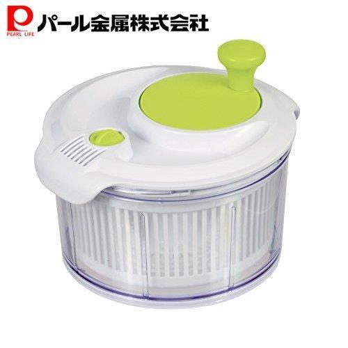 パール金属 野菜 水切り 器 サラダ スピナー サラダ ドライ プチ ベジクラ C-9123