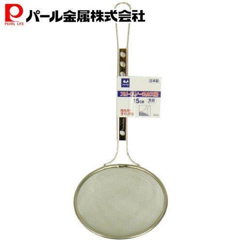パール金属 丸 プレス カス揚げ 15cm 粗目 C-9572