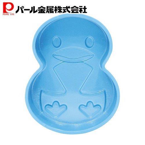 パール金属 スイートクロスハート2 ペンギンちゃん シリコーン デコ ケーキ 型 D-385