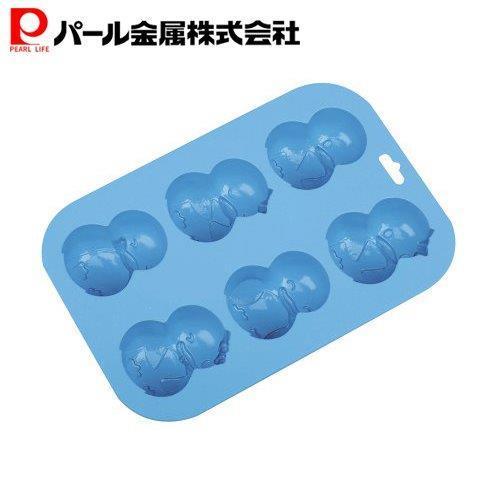 パール金属 スイートクロスハート2 ペンギンちゃん シリコーン カップ ケーキ 型 D-386
