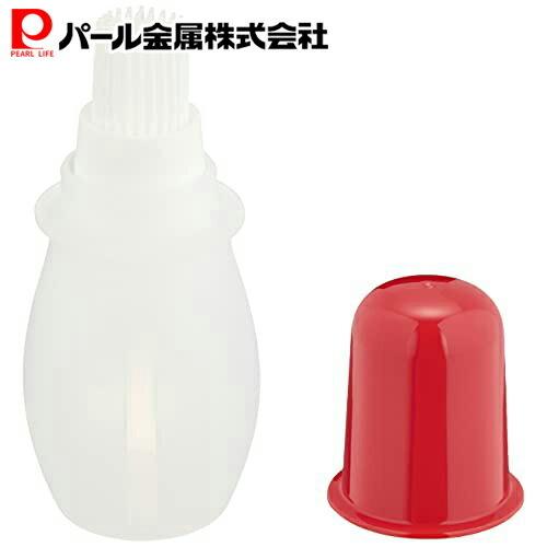 パール金属 シリコーンオイルボトル&amp;ブラシ おやつDEっSE D-413 ホワイト
