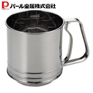 EEスイーツ ステンレス製 2重アミ自動 粉ふるい LL D-4724