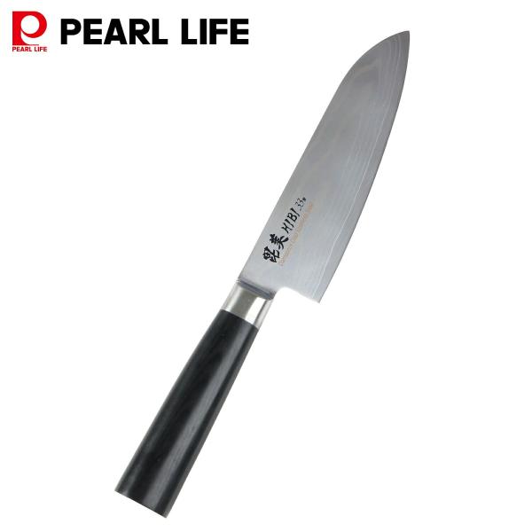 パール金属 包丁 ナイフ 三徳包丁165mm 2.2ダマスカス 33層 毘美 F-2547