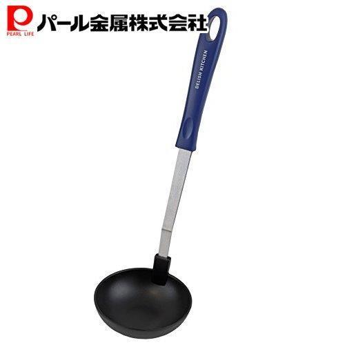 パール金属 デリッシュキッチン おたま レードル ネイビー 28cm ナイロンお玉 G-5047