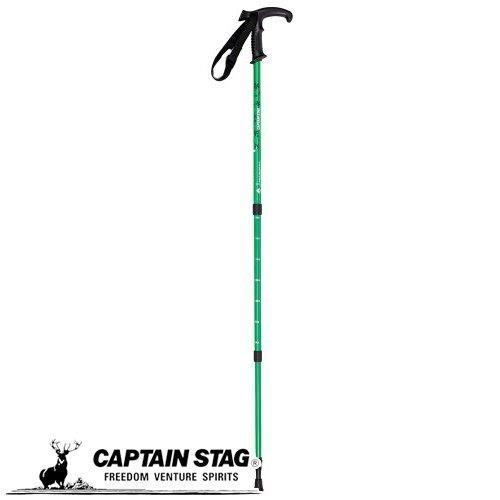 キャプテンスタッグ FEEL BOSCO トレッキングステッキ Tグリップ 3段スライド式 グリーン...