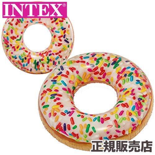 INTEX インテックス 浮き輪 フロート スプリンクルドーナッツチューブ 直径114cm 5626...