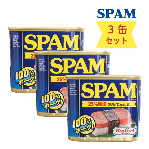 スパム 減塩 缶詰 沖縄ホーメル 3個セット