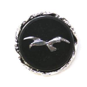 【送料無料】メタルボタンかもめcolor.5・20mm【イタリア製ビンテージボタン】高級スーツジャケ...