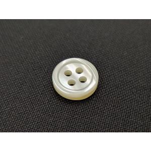 肉厚 17型高瀬貝ボタン 10mm 単品 厚み...の詳細画像1