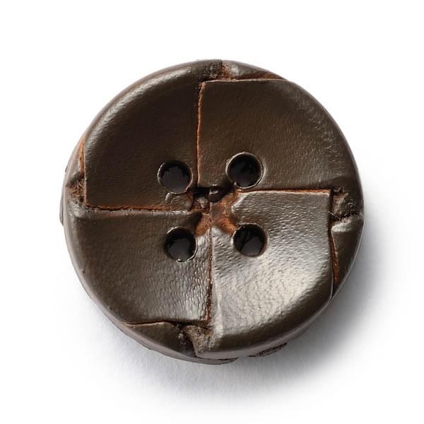 本革ボタン LZ-2200 20mm  color.04ダークブラウン  コート対応ボタン老舗テーラ...