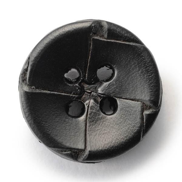 本革ボタン LZ-2200 25mm  color.05ブラック  コート対応ボタン老舗テーラー御用...