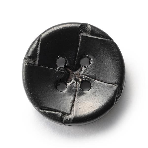 本革ボタン LZ-2200 20mm  color.05ブラック  コート対応ボタン老舗テーラー御用...