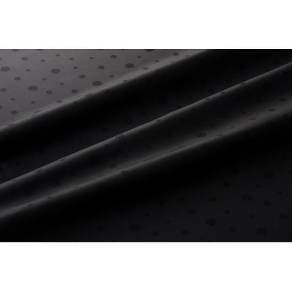 送料無料 9302 カラー90ブラック 水玉柄高級ジャガード裏地 高密度,キュプラ100%,ふじやま...